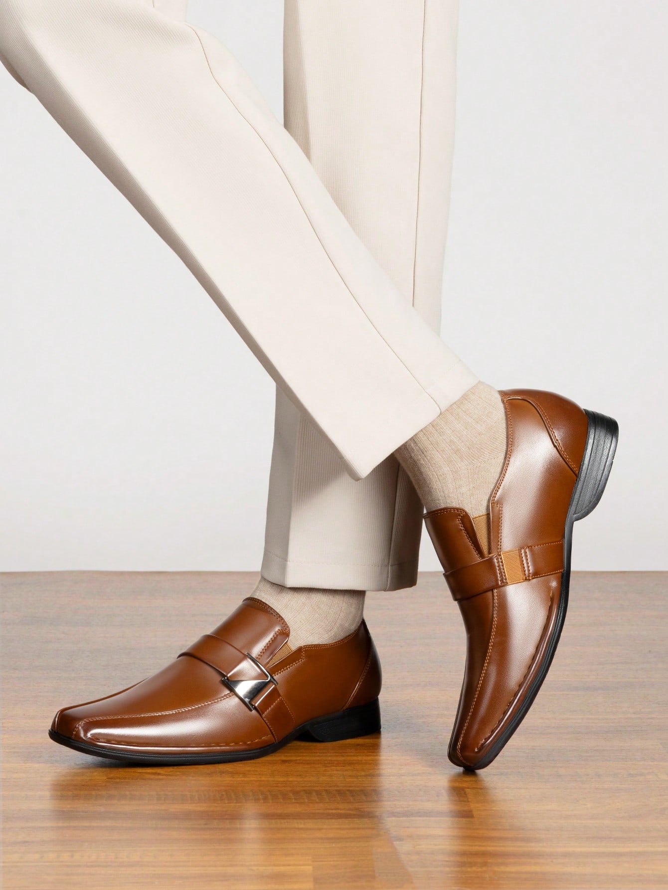 Mocassini eleganti in pelle co - Formal Men Daily Wear Footwear recensione e prezzo