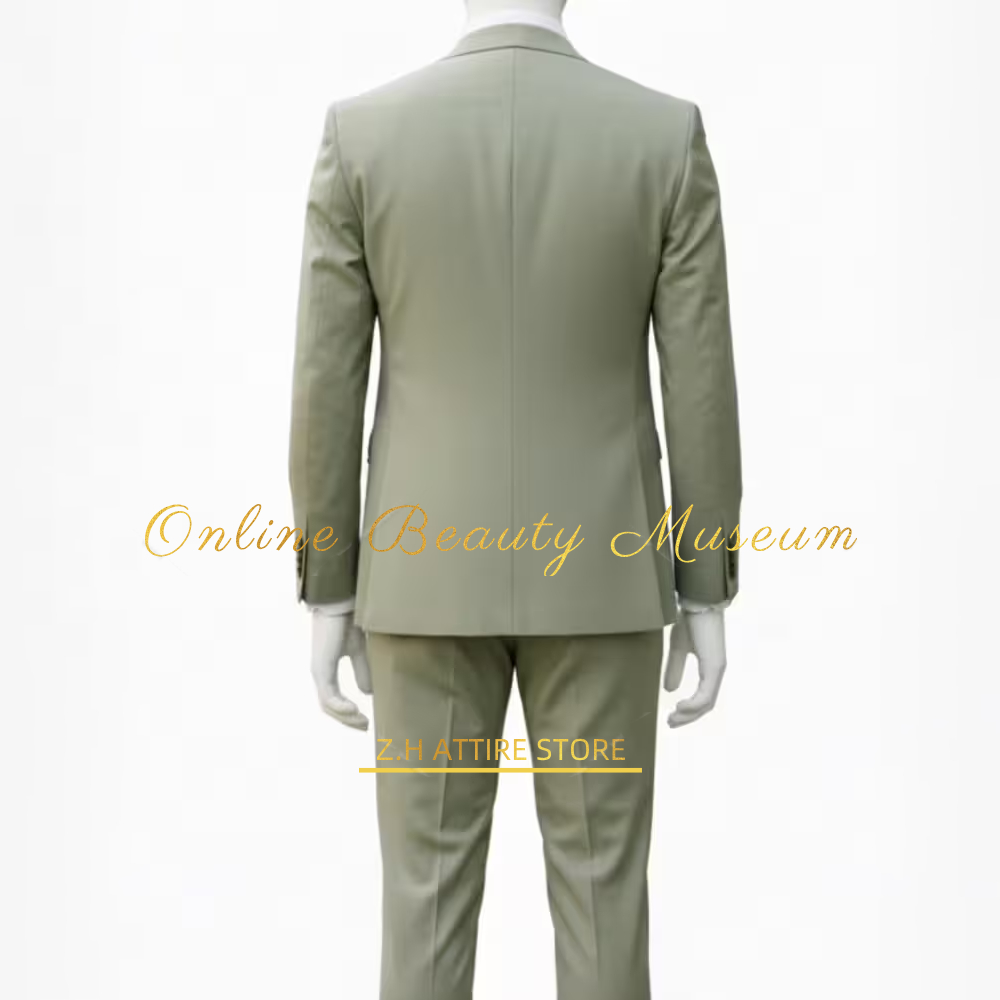 Completo da uomo verde salvia  - Men Formal Wear Modern recensione e prezzo